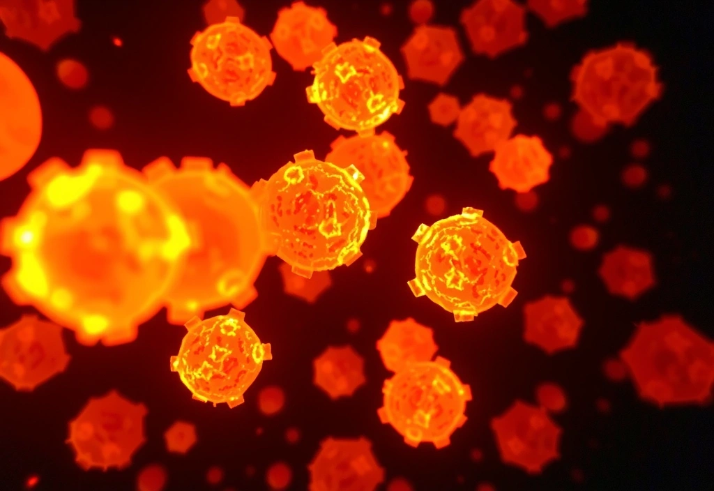 Imagine ilustrativă: Celule sub microscop